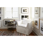 We love the casual, coastal look of this Havana Chair by Cisco Brothers. Pair to complete the look in any living room or office area. Shown in slipcover Brevard Rose. 