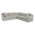 A modern, tailored sofa made with the right stuff -- the Louis 2 Arm Sectional - Essentials is a classic, updated silhouette that is stunning in Cisco Brothers' curated fabric selection.  It’s two-over-two cushions provide the perfect seating to catch up with old friends or entertain new ones.  Overall: 120"w x 120"d x 31"h