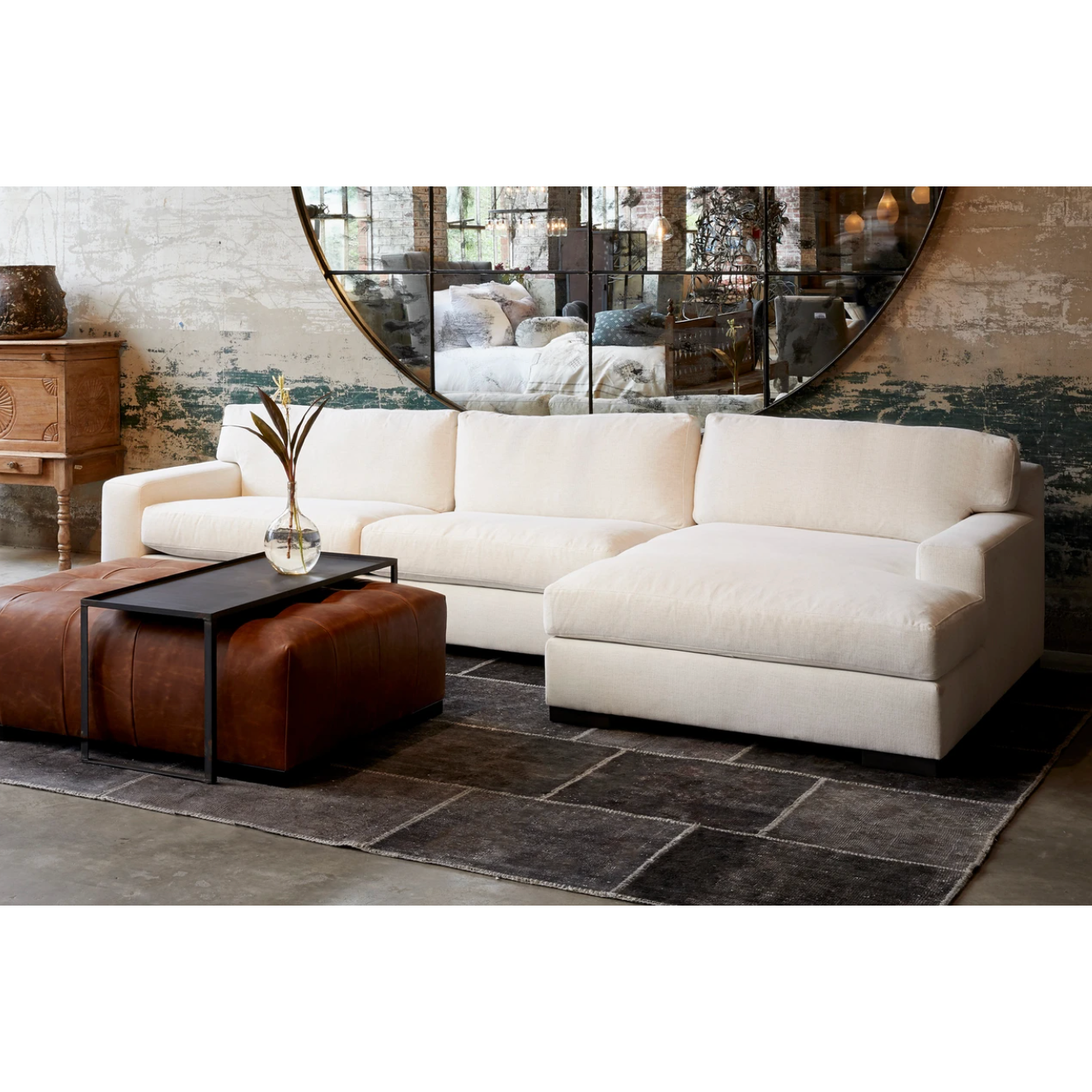 Featuring Loft 2 Piece Sectional - Custom by Cisco Brothers at Amethyst Home. With its streamlined silhouette and strong, angular lines the Loft 2 Piece Sectional - Custom is classic without being too traditional. It has a modern essence and elegance that lends inviting appeal to your seating ensemble. Dim the lights, and settle down with the family for an e.  Amethyst Home provides interior design, new home construction design consulting, vintage area rugs, and lighting in the Seattle metro area.