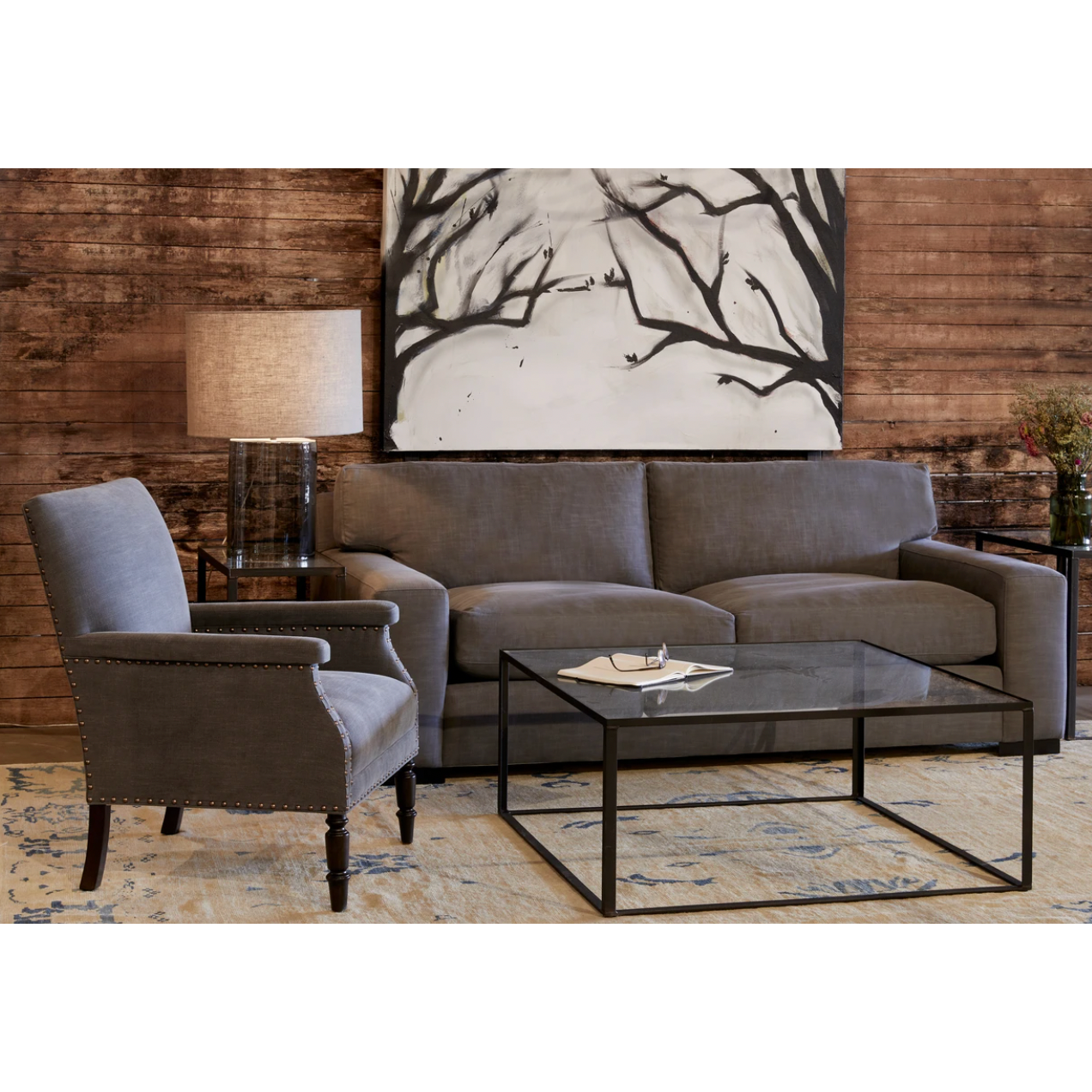 Loft 84" Sofa: 84"w x 40"d x 29"hSitting Space: 66"w x 25"dSeat Height: 20"hArm Height: 22"hWeight: 186 lbs Amethyst Home provides interior design, new home construction design consulting, vintage area rugs, and lighting in the Miami metro area.