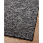 The Collins Amber Lewis x Loloi COI-01 AL Charcoal / Denim rug for Amber Lewis x Loloi is hand-knotted of wool and cotton by skilled artisans in India and GoodWeave-Certified. Collins features varying knotting techniques interwoven to create a uniquely texture pattern. Amethyst Home provides interior design, new construction, custom furniture, and rugs for the Park City and Salt Lake City, Utah metro area.