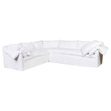 Featuring Donato Linen Slipcovered Sectional by Cisco Brothers at Amethyst Home. Wind down from a long day in this comfortable, easy-care slipcovered Donato Linen Slipcovered Sectional. This casual, chic sectional will bring the whole family together for years to come. 
Size: 114"w x 32"h x 114"dOverall Sitting Space: 87"w x 87"d
Made in USA
Fabric Details:100% Linen 20,000 Rub Count. Amethyst Home provides interior design services, furniture, rugs, and lighting in the Omaha metro area.