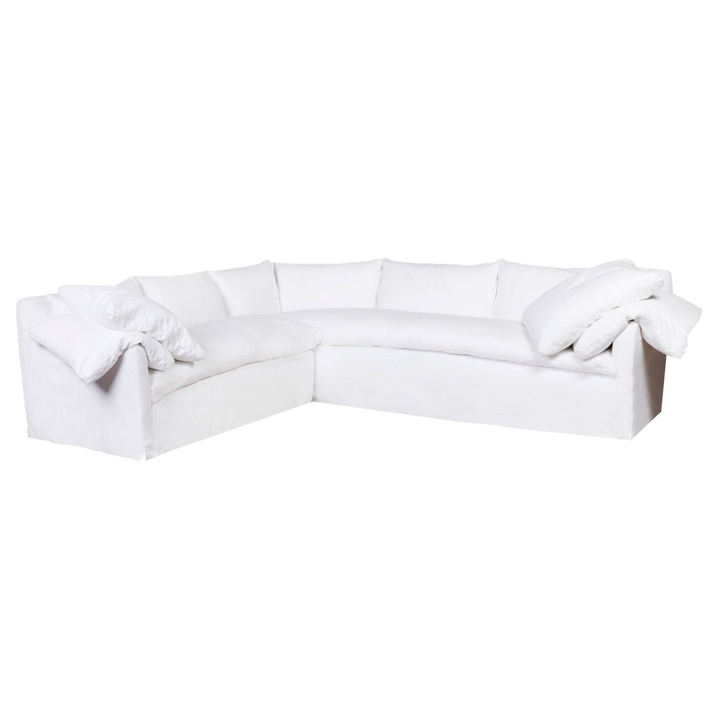 Donato Linen Slipcovered Sectional | shipping 11/12/2025