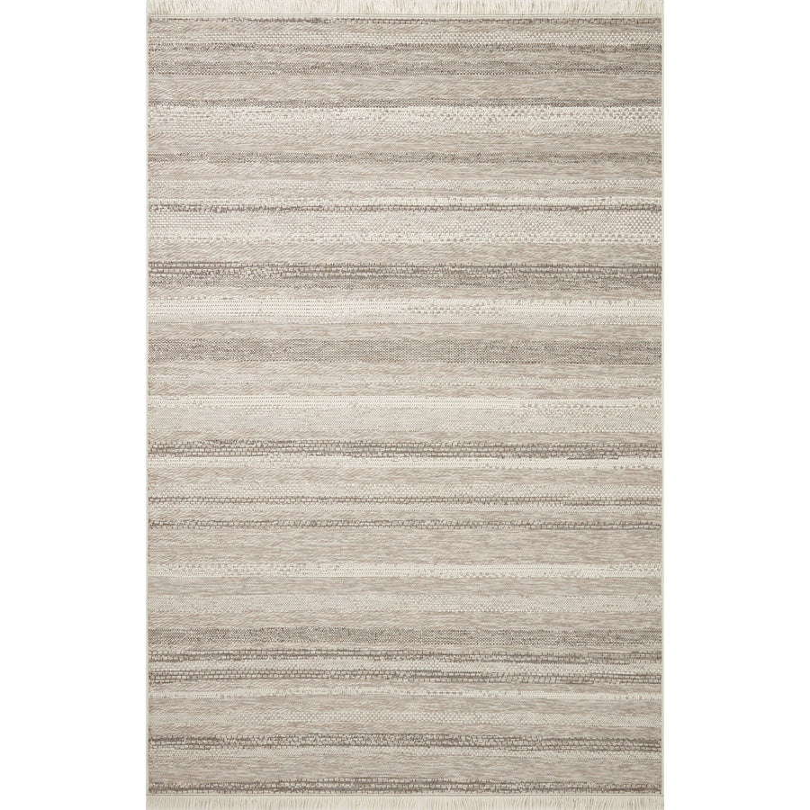 Amber Lewis x Loloi Malibu Ivory / Dove Rug