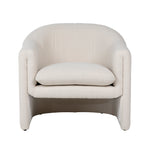 Featuring Alda Occasional Chair - Cream by Dovetail at Amethyst Home. The Alda Chair is a soft modern look with a unique silhouette.  Comfortable and chic!
Depth : 30.5 inFinish : Cream UpholsteryHeight : 31.5 inMaterial : Polyester Blend Upholstery and Solid Pine FrameVolume : 17 cu ftWeight : 43.5 lbsWidth : 31 in. Amethyst Home provides interior design, new home construction design consulting, vintage area rugs, and lighting in the Miami metro area.