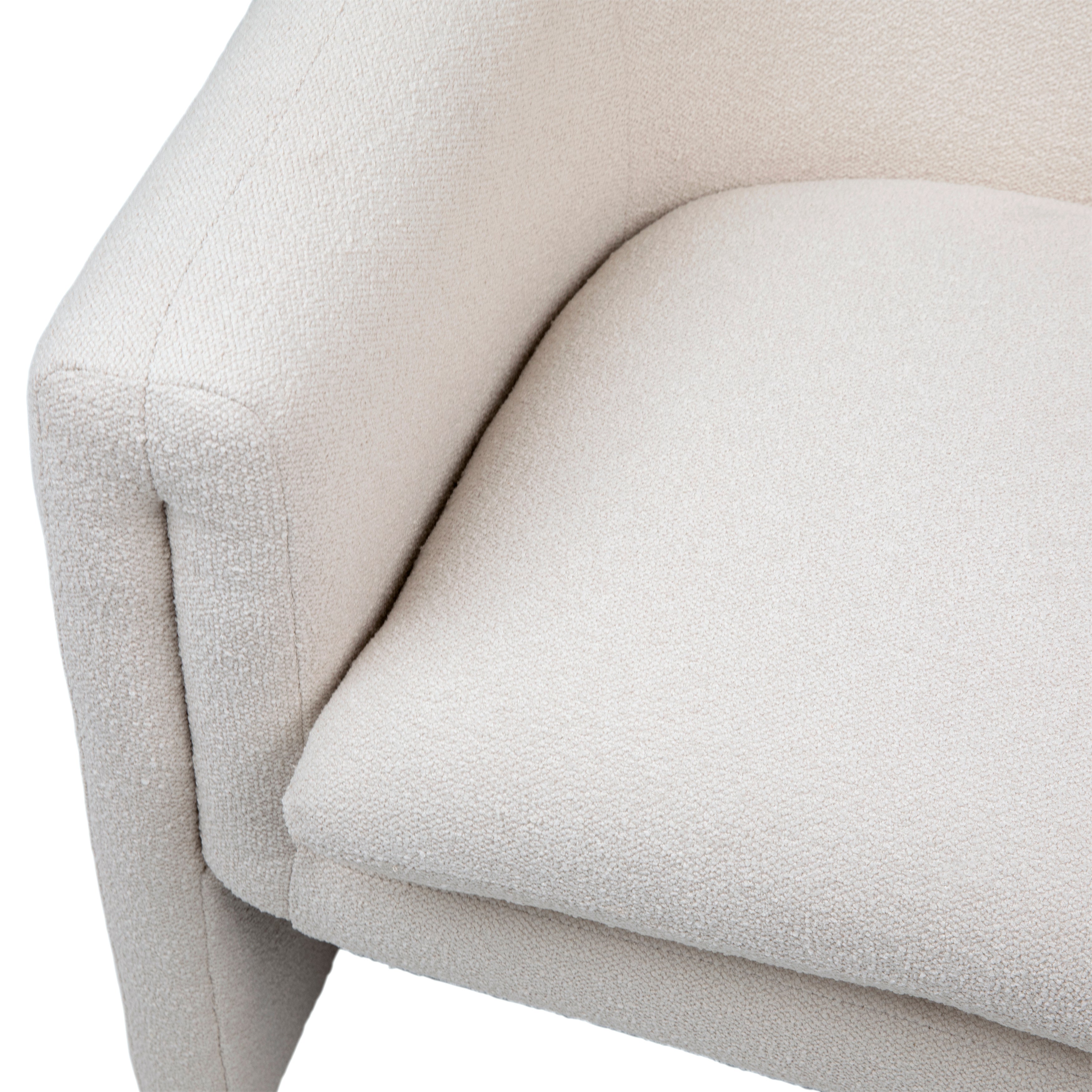 Featuring Alda Occasional Chair - Cream by Dovetail at Amethyst Home. The Alda Chair is a soft modern look with a unique silhouette.  Comfortable and chic!
Depth : 30.5 inFinish : Cream UpholsteryHeight : 31.5 inMaterial : Polyester Blend Upholstery and Solid Pine FrameVolume : 17 cu ftWeight : 43.5 lbsWidth : 31 in. Amethyst Home provides interior design, new home construction design consulting, vintage area rugs, and lighting in the Nashville metro area.
