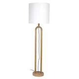 Featuring Arch Oak Floor Lamp by Dovetail at Amethyst Home. Add natural oak texture to your home with this contemporary floor lamp.  The slim, minimalist design makes it effortlessly easy to fit various décor styles.
69"h x 20"d x 19"wDiameter : 20 in
Material : Oak Wood Base with Fabric Shade. Amethyst Home provides interior design, new home construction design consulting, vintage area rugs, and lighting in the Austin metro area.