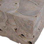 Pieced together from reclaimed slabs and chunks of solid teak wood finished in a bleached finish with exquisite craftsmanship. Artisans build each bench like a puzzle, fitting each piece together in combinations that are never duplicated. Like true works of art, no two will be exactly alike. Amethyst Home provides interior design, new home construction design consulting, vintage area rugs, and lighting in the Dallas metro area.