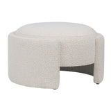 Featuring Casa Ottoman by Dovetail at Amethyst Home. Add a contemporary touch to your seating arrangement with this lovely ottoman. 
33" x 25.5"d x 16.5"Seat Width: 28.5"Material : Boucle UpholsteryWeight : 18.5 lbs
Spot clean with damp rag with fabric safe cleaner. Amethyst Home provides interior design, new home construction design consulting, vintage area rugs, and lighting in the Des Moines metro area.