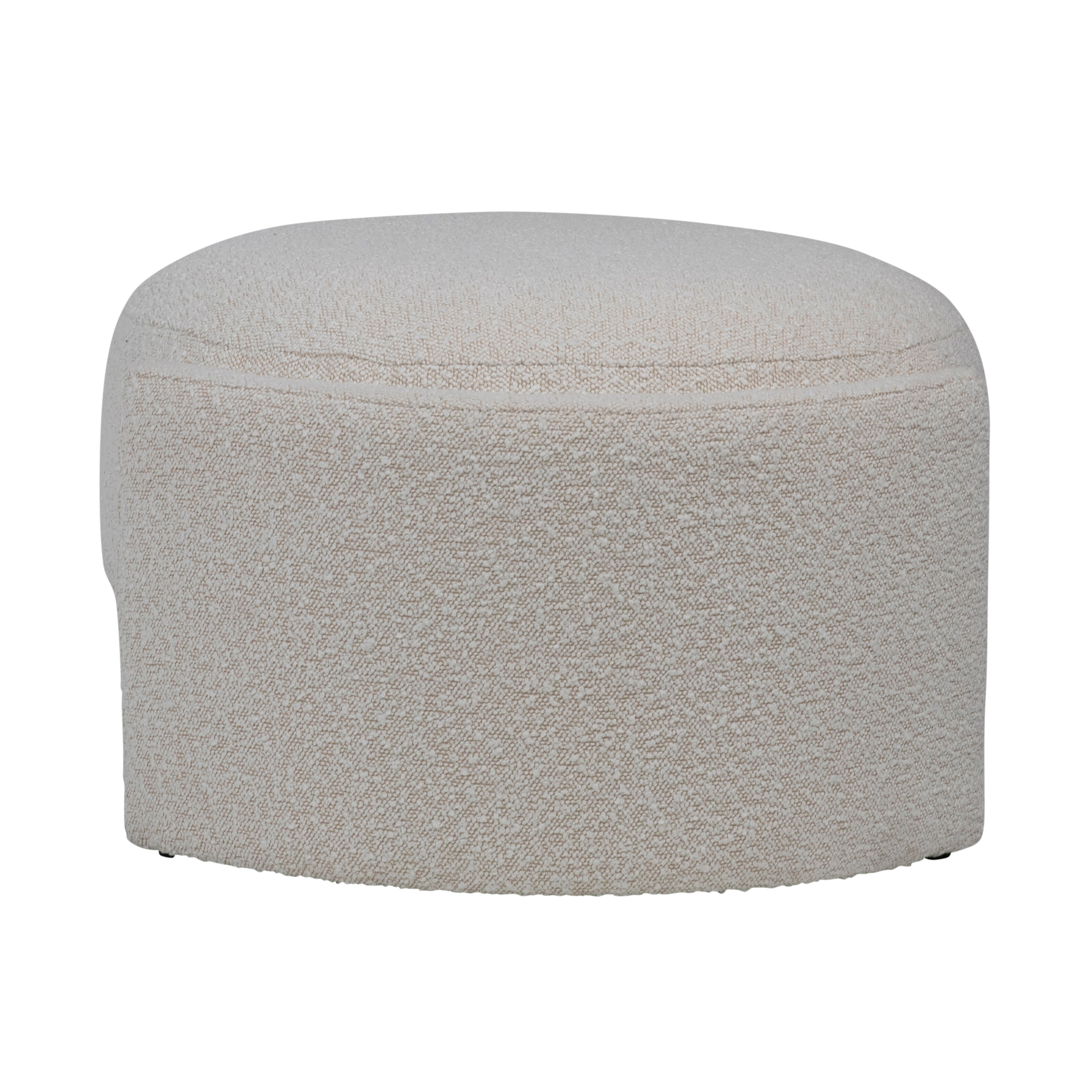 Featuring Casa Ottoman by Dovetail at Amethyst Home. Add a contemporary touch to your seating arrangement with this lovely ottoman. 
33" x 25.5"d x 16.5"Seat Width: 28.5"Material : Boucle UpholsteryWeight : 18.5 lbs
Spot clean with damp rag with fabric safe cleaner. Amethyst Home provides interior design, new home construction design consulting, vintage area rugs, and lighting in the Nashville metro area.