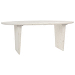 Crafted from reclaimed pine wood sculpted to create an organic form. This 79” long dining table invites natures palette and texture into your home. Featuring a whitewash sealed finish that is easy to style with a variety of dining chairs and tabletops to create a look you will love sitting down to.Depth : 39 in Amethyst Home provides interior design, new home construction design consulting, vintage area rugs, and lighting in the Des Moines metro area.