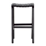 Featuring Dale Counter Stool by Dovetail at Amethyst Home. A genuine leather counter stool meant to withstand daily use.
17"w x 13.5"d x 24"hMaterial : Teak Wood Frame with Full Grain Leather WeaveWeight : 9 lbs. Amethyst Home provides interior design, new home construction design consulting, vintage area rugs, and lighting in the Boston metro area.