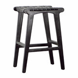Featuring Dale Counter Stool by Dovetail at Amethyst Home. A genuine leather counter stool meant to withstand daily use.
17"w x 13.5"d x 24"hMaterial : Teak Wood Frame with Full Grain Leather WeaveWeight : 9 lbs. Amethyst Home provides interior design, new home construction design consulting, vintage area rugs, and lighting in the Nashville metro area.