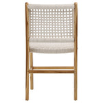 Featuring Diaz Dining Chair by Dovetail at Amethyst Home. A natural fiber dining chair that brings subtle texture into your living space
19"w x 22"d x 34"hSeat Depth : 19 inMaterial : Teak Wood Frame and Cotton Rope WeavingWeight : 15 lbs. Amethyst Home provides interior design, new home construction design consulting, vintage area rugs, and lighting in the Boston metro area.