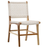 Featuring Diaz Dining Chair by Dovetail at Amethyst Home. A natural fiber dining chair that brings subtle texture into your living space
19"w x 22"d x 34"hSeat Depth : 19 inMaterial : Teak Wood Frame and Cotton Rope WeavingWeight : 15 lbs. Amethyst Home provides interior design, new home construction design consulting, vintage area rugs, and lighting in the Salt Lake City metro area.