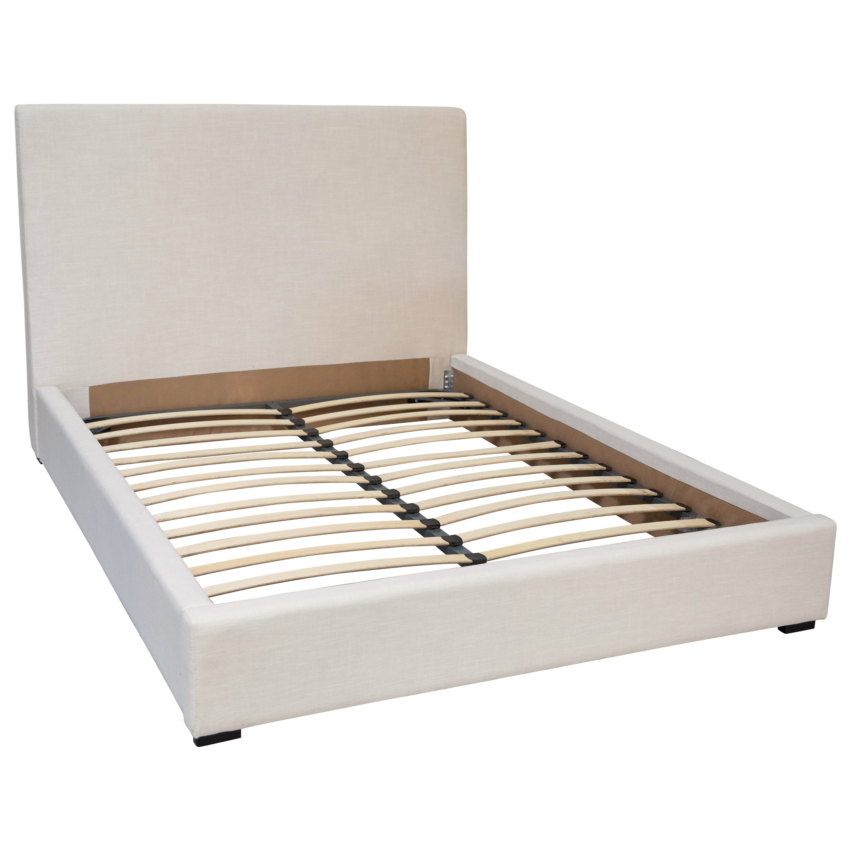 Featuring Fabio Bed by Dovetail at Amethyst Home. Create a soft, serene sanctuary with our irresistibly inviting upholstered bed. Featuring a low-profile frame, wrapped in an off-white linen-blend upholstery that offers nearly endless options for pairing with vibrant and neutral palettes.
67.5"w x 90"d x 49.5"hMaterial : Linen Blend Upholstery and Birch Wood Fr. Amethyst Home provides interior design, new home construction design consulting, vintage area rugs, and lighting in the Tampa metro area.