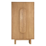 Beautify your living space with the Jada Natural Cabinet. Crafted from wood with a natural finish, this cabinet has ample storage that'll help you organize your space. Enjoy a clean, timeless look for years to come Amethyst Home provides interior design, new home construction design consulting, vintage area rugs, and lighting in the Calabasas metro area.