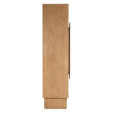 Beautify your living space with the Jada Natural Cabinet. Crafted from wood with a natural finish, this cabinet has ample storage that'll help you organize your space. Enjoy a clean, timeless look for years to come Amethyst Home provides interior design, new home construction design consulting, vintage area rugs, and lighting in the Charlotte metro area.