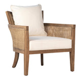 Featuring Lily Occasional Chair by Dovetail at Amethyst Home. A natural and textured chair for your living space.
28"w x 31"d x 29"hMaterial : Oak Wood Frame with Rattan and Cotton Blend UpholsteryWeight : 33 lbs. Amethyst Home provides interior design, new home construction design consulting, vintage area rugs, and lighting in the Portland metro area.