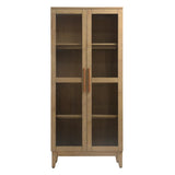 Featuring Malone Natural Cabinet by Dovetail at Amethyst Home. Upgrade your space with the Malone Natural Cabinet, perfect for additional storage in any room. It's ideal for your kitchen, dining room, or living room, adding a natural touch to your decor. The sturdy construction will provide much needed storage space for all your belongings.
Depth : 16 inF. Amethyst Home provides interior design, new home construction design consulting, vintage area rugs, and lighting in the Kansas City metro area.