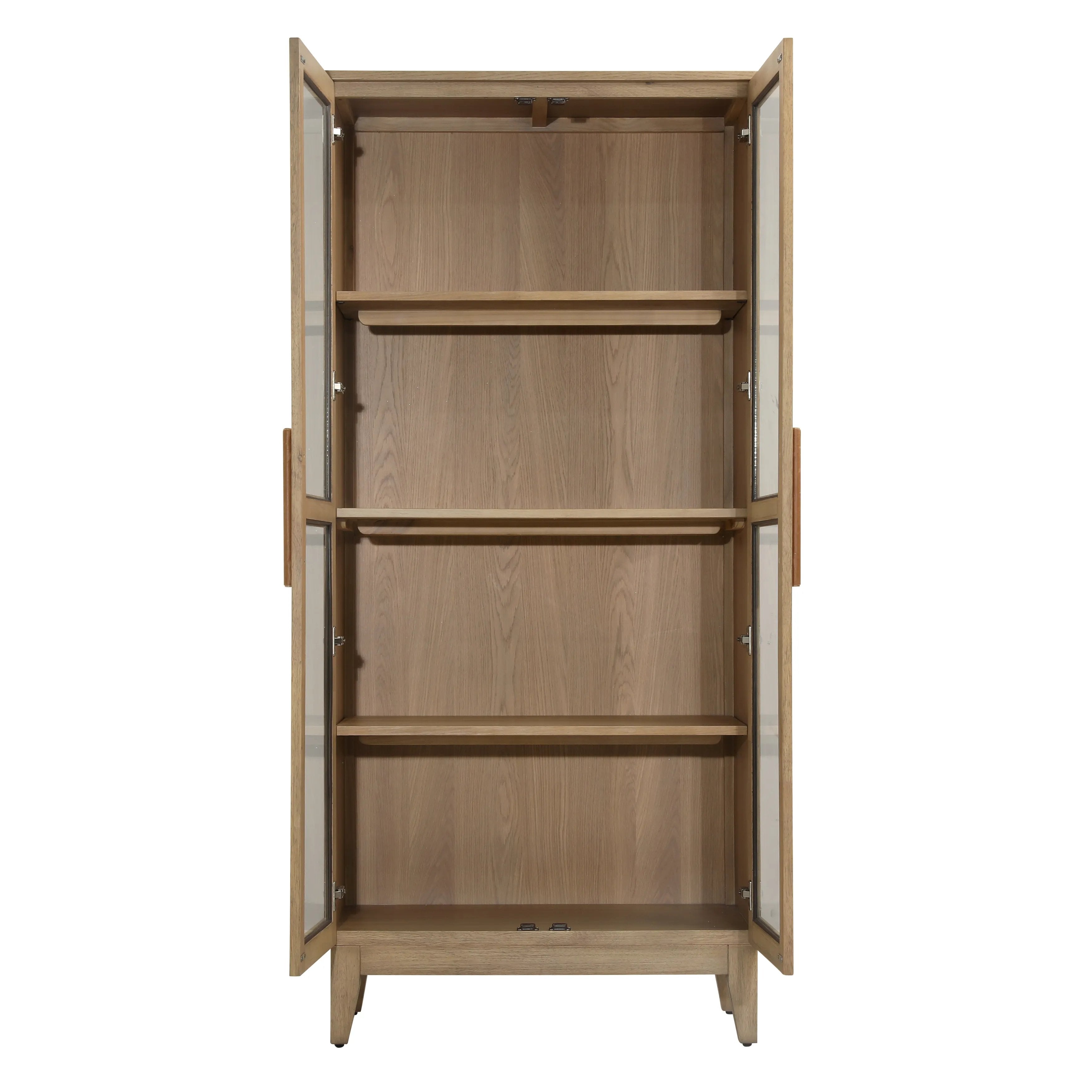 Featuring Malone Natural Cabinet by Dovetail at Amethyst Home. Upgrade your space with the Malone Natural Cabinet, perfect for additional storage in any room. It's ideal for your kitchen, dining room, or living room, adding a natural touch to your decor. The sturdy construction will provide much needed storage space for all your belongings.
Depth : 16 inFi. Amethyst Home provides interior design, new home construction design consulting, vintage area rugs, and lighting in the Washington metro area.