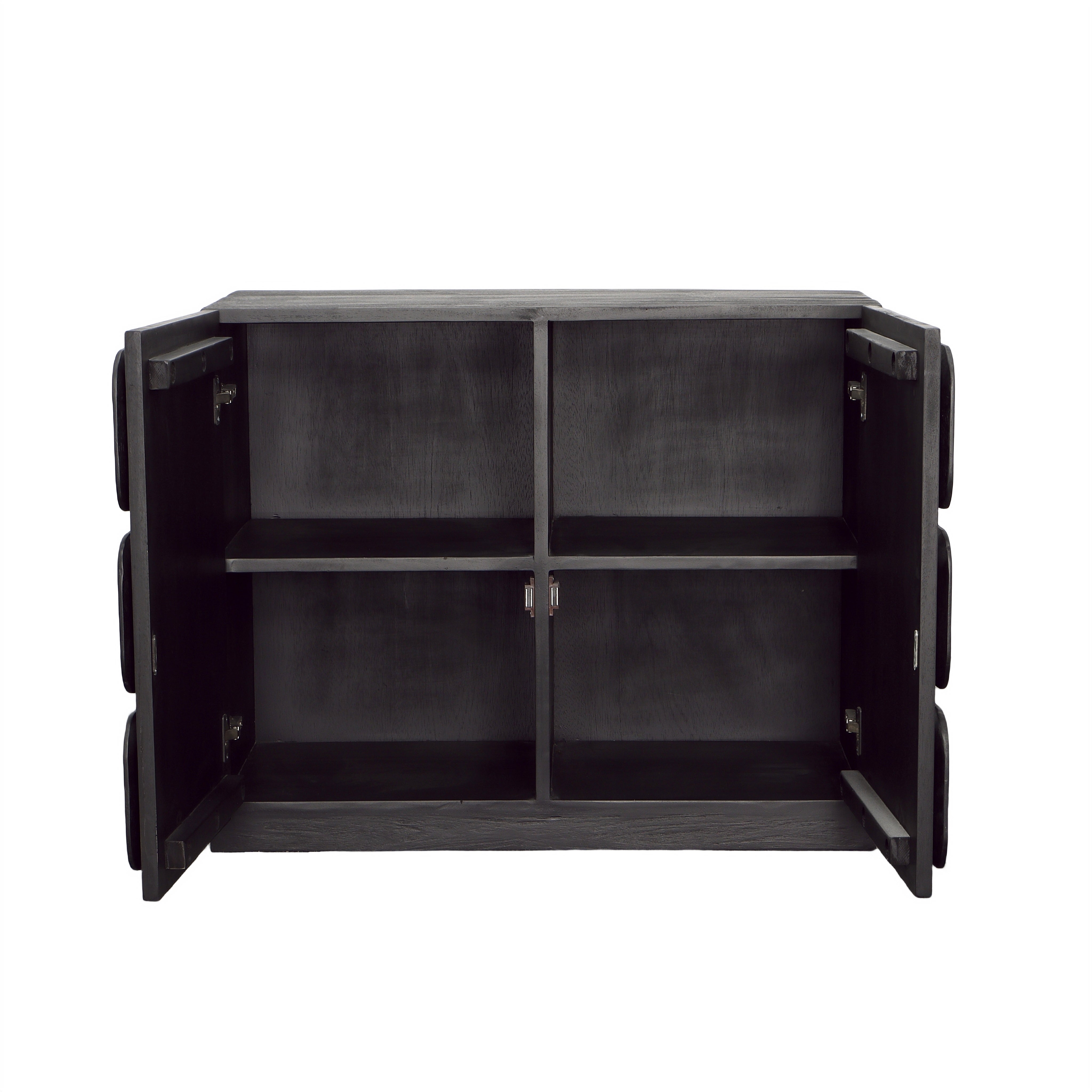 Featuring Marika Sideboard by Dovetail at Amethyst Home. A simple but unique sideboard, perfect for an entry or small dining space.
36.5"w x 18"d x 30"hMaterial : Mixed Exotic WoodWeight : 74 lbs. Amethyst Home provides interior design, new home construction design consulting, vintage area rugs, and lighting in the Dallas metro area.
