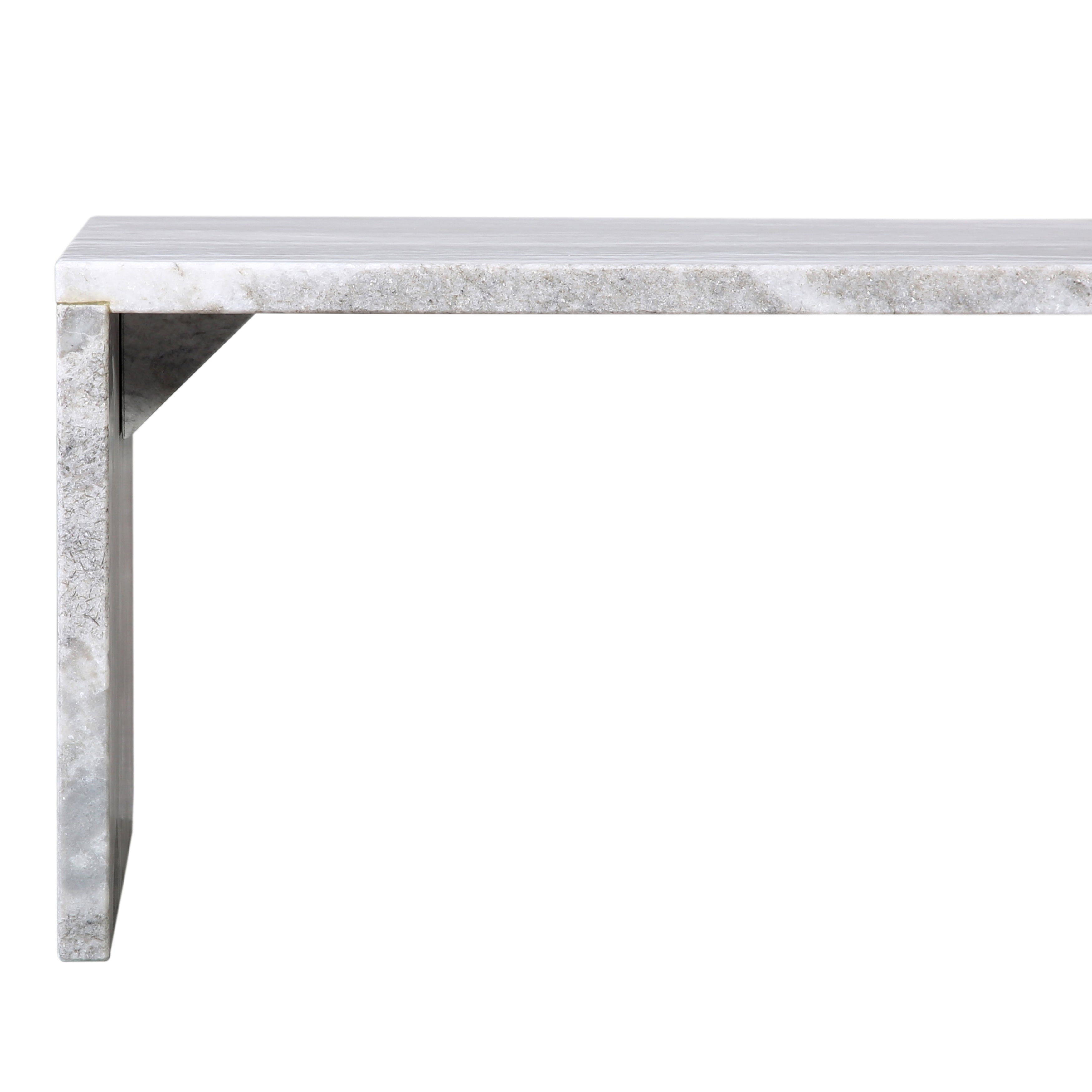 Featuring Melbourne Coffee Table by Dovetail at Amethyst Home. Bring form and function to the modern home with a clean, simple, and low-profile coffee table.
47.5"w x 23.5"d x 16"hMaterial : MarbleWeight : 235 lbs. Amethyst Home provides interior design, new home construction design consulting, vintage area rugs, and lighting in the Salt Lake City metro area.