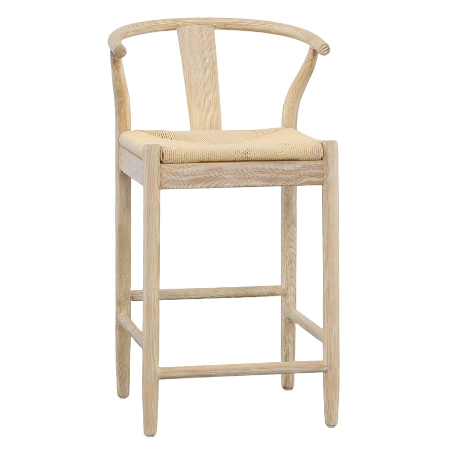 Tabouret de comptoir danois en cordon de papier | prêt pour l'expédition!