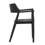Featuring Stafford Black Dining Chair by Dovetail at Amethyst Home. Featuring a modern black finish, the Stafford Dining Chair will instantly upgrade your dining space. The sturdy construction and comfortable seat make it the perfect choice for any meal. Enjoy relaxation and convenience with this beautifully designed chair.
Depth : 21.5 inFinish : BlackHeig. Amethyst Home provides interior design, new home construction design consulting, vintage area rugs, and lighting in the San Diego metro area.