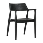 Featuring Stafford Black Dining Chair by Dovetail at Amethyst Home. Featuring a modern black finish, the Stafford Dining Chair will instantly upgrade your dining space. The sturdy construction and comfortable seat make it the perfect choice for any meal. Enjoy relaxation and convenience with this beautifully designed chair.
Depth : 21.5 inFinish : BlackHei. Amethyst Home provides interior design, new home construction design consulting, vintage area rugs, and lighting in the Washington metro area.