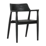 Featuring Stafford Black Dining Chair by Dovetail at Amethyst Home. Featuring a modern black finish, the Stafford Dining Chair will instantly upgrade your dining space. The sturdy construction and comfortable seat make it the perfect choice for any meal. Enjoy relaxation and convenience with this beautifully designed chair.
Depth : 21.5 inFinish : BlackHei. Amethyst Home provides interior design, new home construction design consulting, vintage area rugs, and lighting in the Washington metro area.