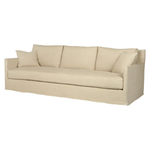 With three-over-three cushions, and thin arms the Elm 84" Sofa - Custom by Cisco Brothers has optimal seating space on a small scale frame. The clean-lined silhouette is perfect for adding a refined touch to any living ensemble. A perfect entertainment sofa for your living room or den.  Photographed in Brevard Burlap and Molino White.  Overall: 84"w x 40"d x 32.5"h