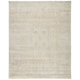 The Eloquent Chival Area Rug by Jaipur Living, or ELQ02, emanates traditional elegance, lending a soft and serene look to transitional homes. The hand-knotted Chival area rug features a washed vintage-inspired design in muted gray and beige tones. Perfect for the bedroom, living room, or other medium traffic areas. 