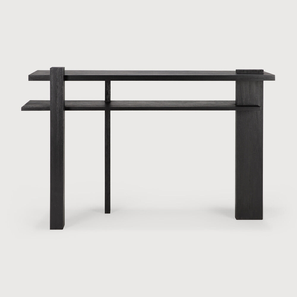 Abstract Console Teak Black | ready to ship!
