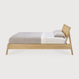 Featuring Air Bed Oak by Ethnicraft at Amethyst Home. The name 'Air Bed' says it all: the idea was to add softness, roundness and overall lightness to the usual concept of a bed. Ethnicraft’s Air bed in solid oak manages to look sturdy yet light at the same time.
King Dimensions: 93"d x 84"w x 38"h
Queen Dimensions: 93"d x 68.5"w x 38"h
Bed slats included : . Amethyst Home provides interior design, new home construction design consulting, vintage area rugs, and lighting in the Monterey metro area.
