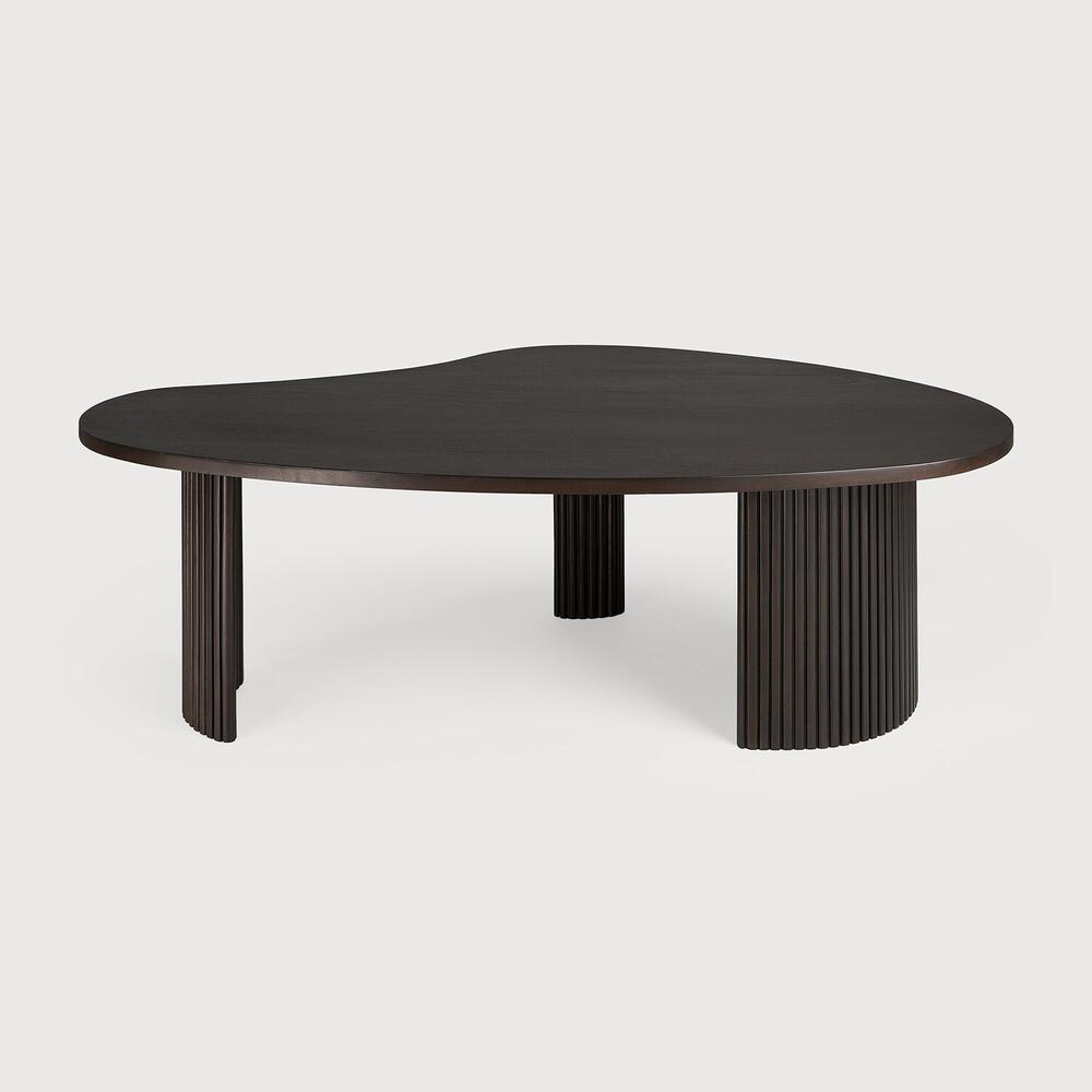 Table basse Boomerang en acajou - Grande | prêt pour l'expédition!
