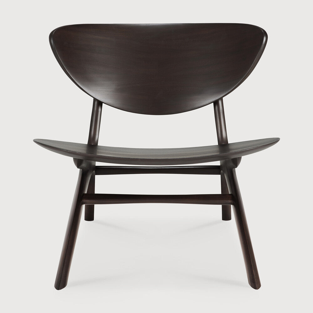 Chaise longue Eye en acajou | prêt pour l'expédition!