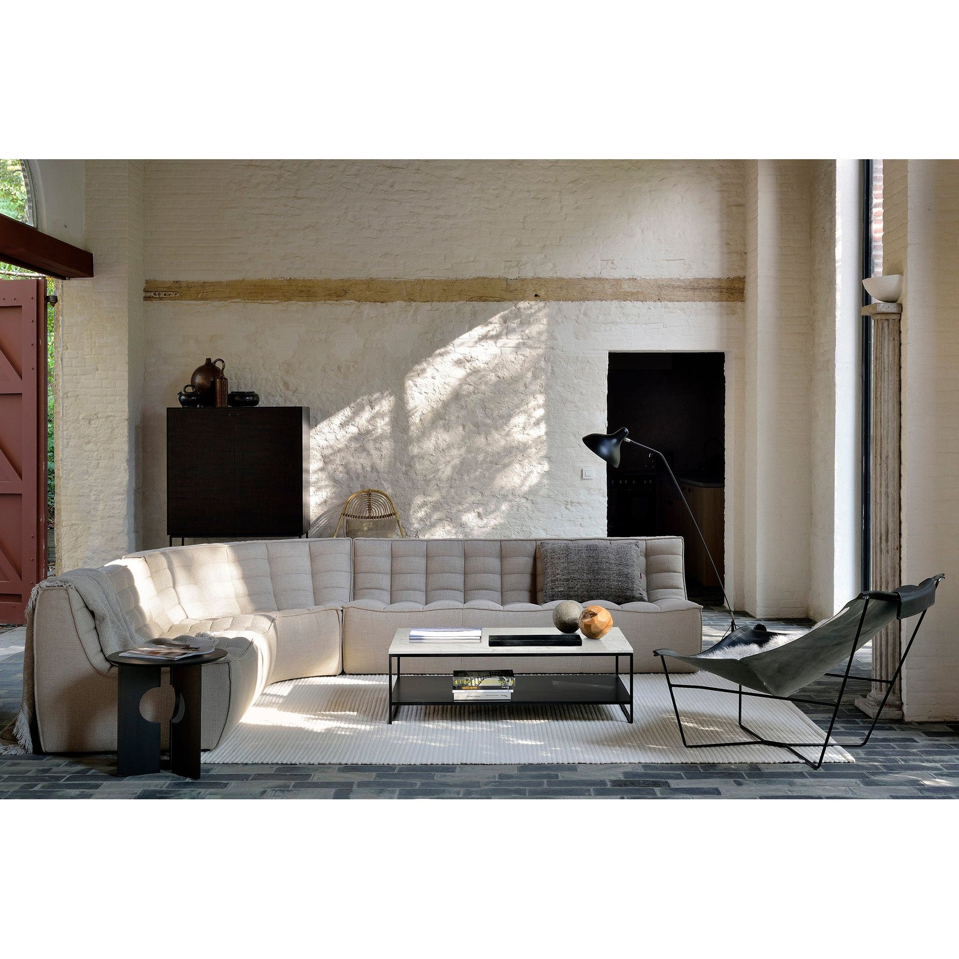 The N701 sofa is an inviting design that oozes comfort and relaxation. By combining the different pieces and sizes, you have unlimited possibilities when it comes to creating your own unique setting. Designed by Jacques Deneef, it’s available in multiple colors and materials. Amethyst Home provides interior design services, furniture, rugs, and lighting in the Park City metro area.