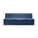 Featuring N701 Blue Modular Sofa Sectional by Ethnicraft at Amethyst Home. The N701 Blue Sofa is an inviting design that oozes comfort and relaxation. By combining the different pieces and sizes, you have unlimited possibilities when it comes to creating your own unique setting. Designed by Jacques Deneef, it’s available in multiple colors and materials.Size for the 1 seater sofa (WxDxH): 31.5. Amethyst Home provides interior design services, furniture, rugs, and lighting in the Dallas metro area.