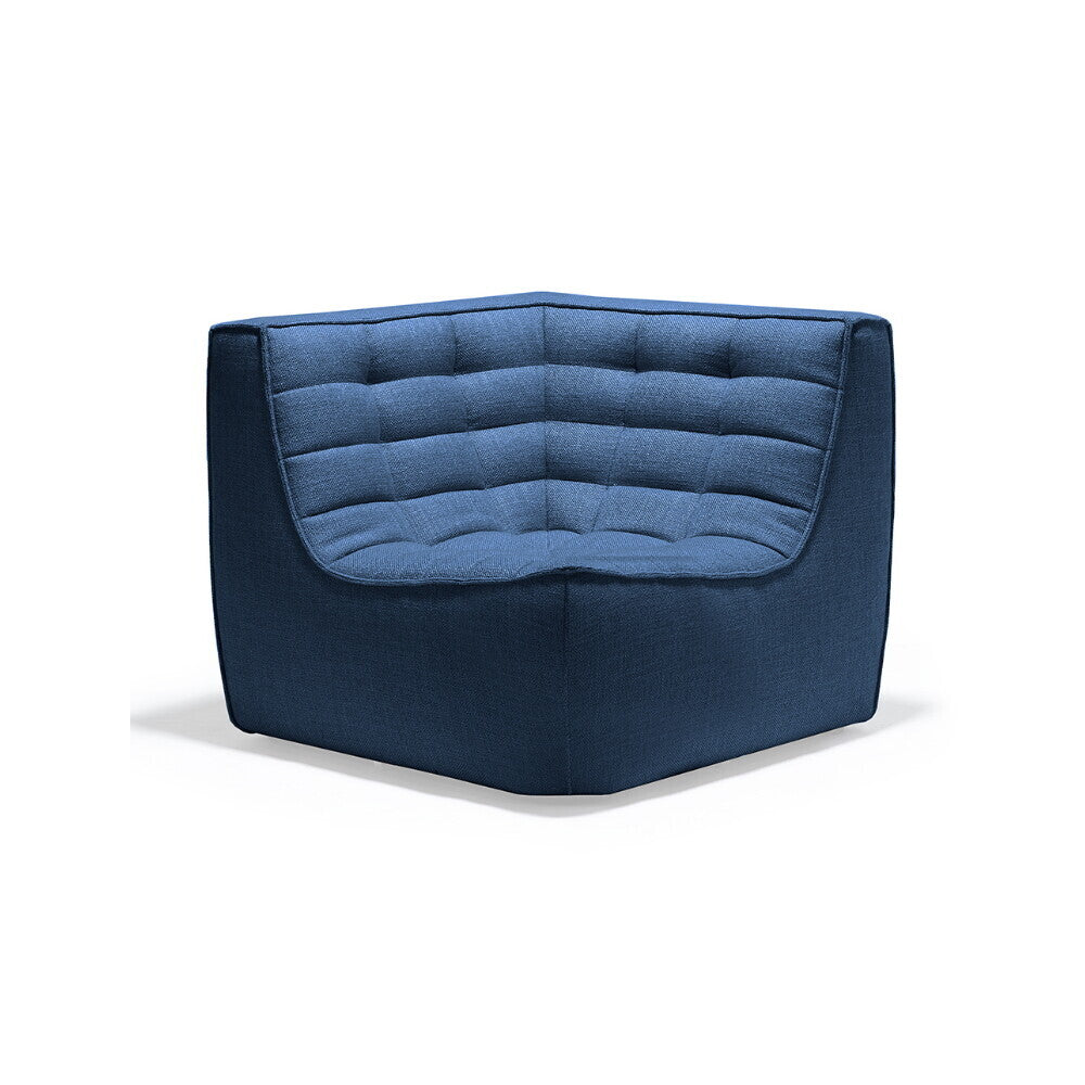 Featuring N701 Blue Modular Sofa Sectional by Ethnicraft at Amethyst Home. The N701 Blue Sofa is an inviting design that oozes comfort and relaxation. By combining the different pieces and sizes, you have unlimited possibilities when it comes to creating your own unique setting. Designed by Jacques Deneef, it’s available in multiple colors and materials.Size for the 1 seater sofa (WxDxH): . Amethyst Home provides interior design services, furniture, rugs, and lighting in the Des Moines metro area.