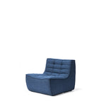 Featuring N701 Blue Modular Sofa Sectional by Ethnicraft at Amethyst Home. The N701 Blue Sofa is an inviting design that oozes comfort and relaxation. By combining the different pieces and sizes, you have unlimited possibilities when it comes to creating your own unique setting. Designed by Jacques Deneef, it’s available in multiple colors and materials.Size for the 1 seater sofa (WxDxH):. Amethyst Home provides interior design services, furniture, rugs, and lighting in the Los Angeles metro area.