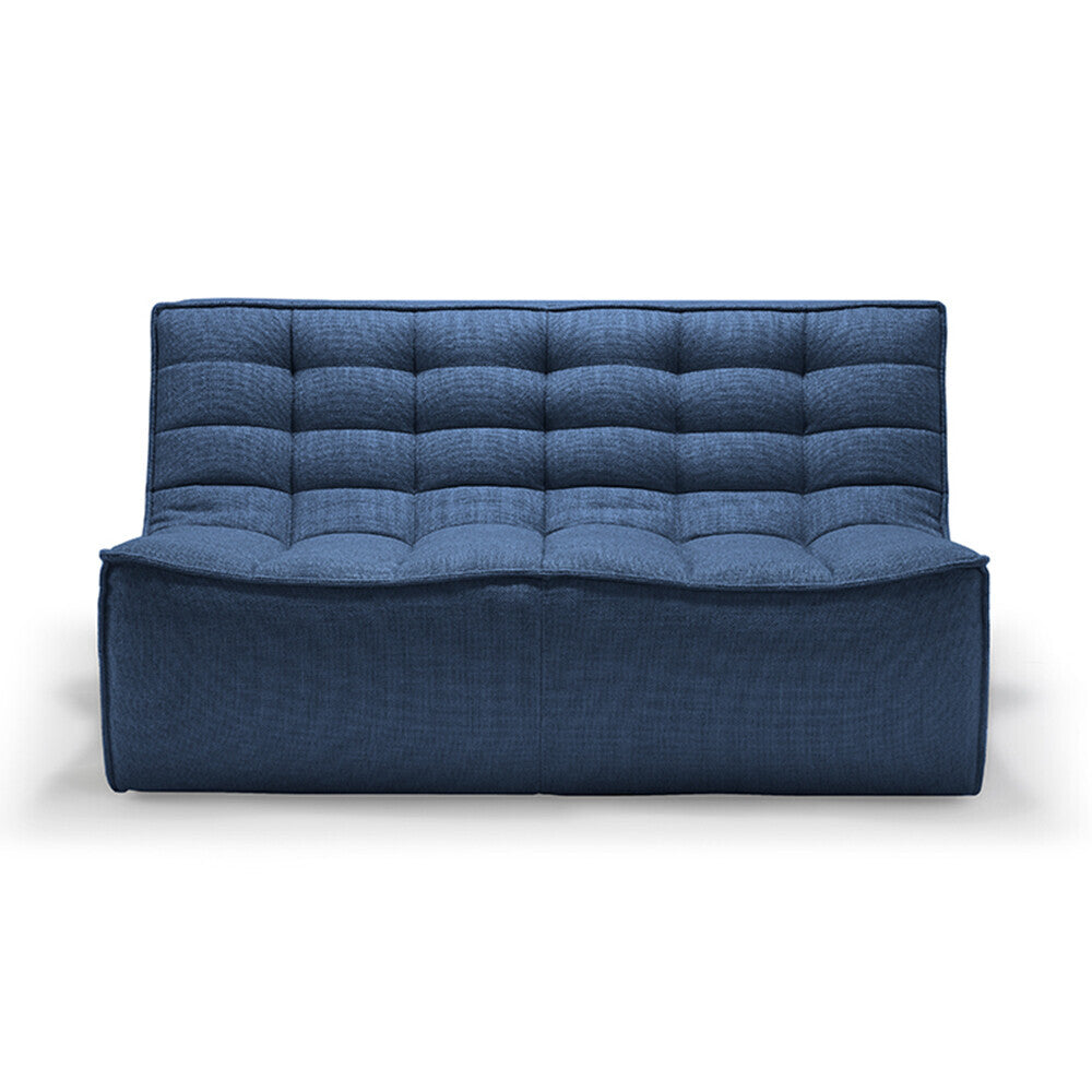 Featuring N701 Blue Modular Sofa Sectional by Ethnicraft at Amethyst Home. The N701 Blue Sofa is an inviting design that oozes comfort and relaxation. By combining the different pieces and sizes, you have unlimited possibilities when it comes to creating your own unique setting. Designed by Jacques Deneef, it’s available in multiple colors and materials.Size for the 1 seater sofa (WxDxH): 31. Amethyst Home provides interior design services, furniture, rugs, and lighting in the Monterey metro area.