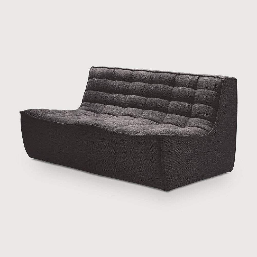 Featuring N701 Dark Grey Modular Sofa Sectional by Ethnicraft at Amethyst Home. The N701 Dark Grey Sofa is an inviting design that oozes comfort and relaxation. By combining the different pieces and sizes, you have unlimited possibilities when it comes to creating your own unique setting. Designed by Jacques Deneef, it’s available in multiple colors and materials.Size for the 1 seater sofa. Amethyst Home provides interior design services, furniture, rugs, and lighting in the Alpharetta metro area.