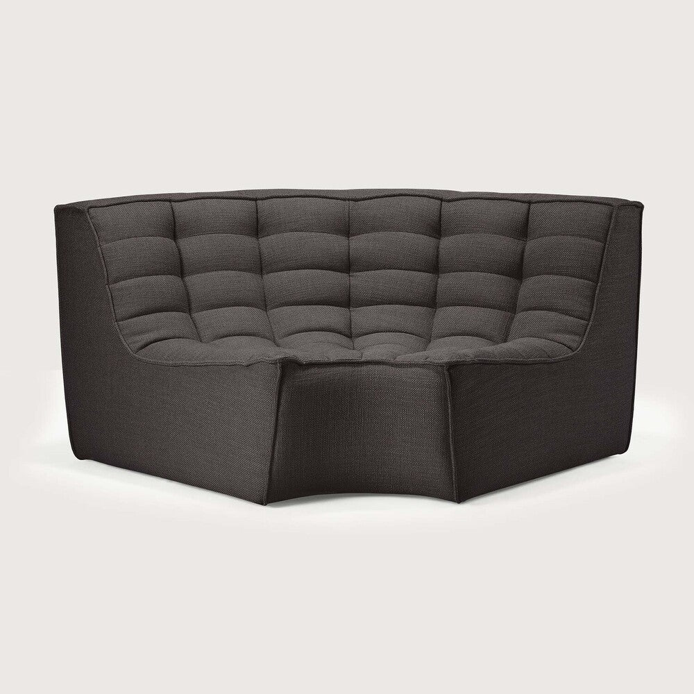 Featuring N701 Dark Grey Modular Sofa Sectional by Ethnicraft at Amethyst Home. The N701 Dark Grey Sofa is an inviting design that oozes comfort and relaxation. By combining the different pieces and sizes, you have unlimited possibilities when it comes to creating your own unique setting. Designed by Jacques Deneef, it’s available in multiple colors and materials.Size for the 1 seater sofa. Amethyst Home provides interior design services, furniture, rugs, and lighting in the Des Moines metro area.