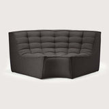 Featuring N701 Dark Grey Modular Sofa Sectional by Ethnicraft at Amethyst Home. The N701 Dark Grey Sofa is an inviting design that oozes comfort and relaxation. By combining the different pieces and sizes, you have unlimited possibilities when it comes to creating your own unique setting. Designed by Jacques Deneef, it’s available in multiple colors and materials.Size for the 1 seater sofa. Amethyst Home provides interior design services, furniture, rugs, and lighting in the Des Moines metro area.