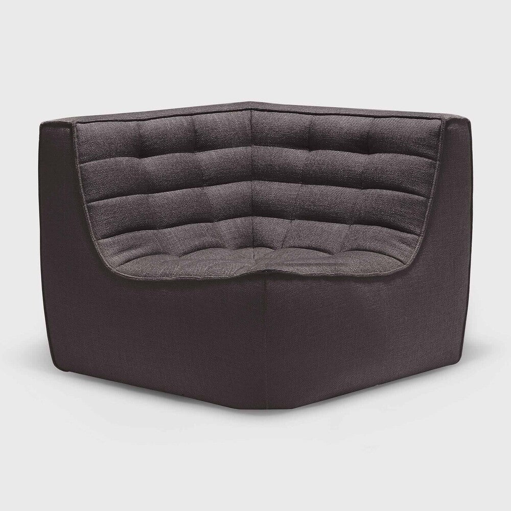 Featuring N701 Dark Grey Modular Sofa Sectional by Ethnicraft at Amethyst Home. The N701 Dark Grey Sofa is an inviting design that oozes comfort and relaxation. By combining the different pieces and sizes, you have unlimited possibilities when it comes to creating your own unique setting. Designed by Jacques Deneef, it’s available in multiple colors and materials.Size for the 1 seater sofa (WxD. Amethyst Home provides interior design services, furniture, rugs, and lighting in the Miami metro area.