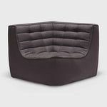 Featuring N701 Dark Grey Modular Sofa Sectional by Ethnicraft at Amethyst Home. The N701 Dark Grey Sofa is an inviting design that oozes comfort and relaxation. By combining the different pieces and sizes, you have unlimited possibilities when it comes to creating your own unique setting. Designed by Jacques Deneef, it’s available in multiple colors and materials.Size for the 1 seater sofa (WxD. Amethyst Home provides interior design services, furniture, rugs, and lighting in the Miami metro area.