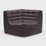 Featuring N701 Dark Grey Modular Sofa Sectional by Ethnicraft at Amethyst Home. The N701 Dark Grey Sofa is an inviting design that oozes comfort and relaxation. By combining the different pieces and sizes, you have unlimited possibilities when it comes to creating your own unique setting. Designed by Jacques Deneef, it’s available in multiple colors and materials.Size for the 1 seater sofa (WxD. Amethyst Home provides interior design services, furniture, rugs, and lighting in the Miami metro area.