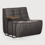 Featuring N701 Dark Grey Modular Sofa Sectional by Ethnicraft at Amethyst Home. The N701 Dark Grey Sofa is an inviting design that oozes comfort and relaxation. By combining the different pieces and sizes, you have unlimited possibilities when it comes to creating your own unique setting. Designed by Jacques Deneef, it’s available in multiple colors and materials.Size for the 1 seater sofa . Amethyst Home provides interior design services, furniture, rugs, and lighting in the Nashville metro area.