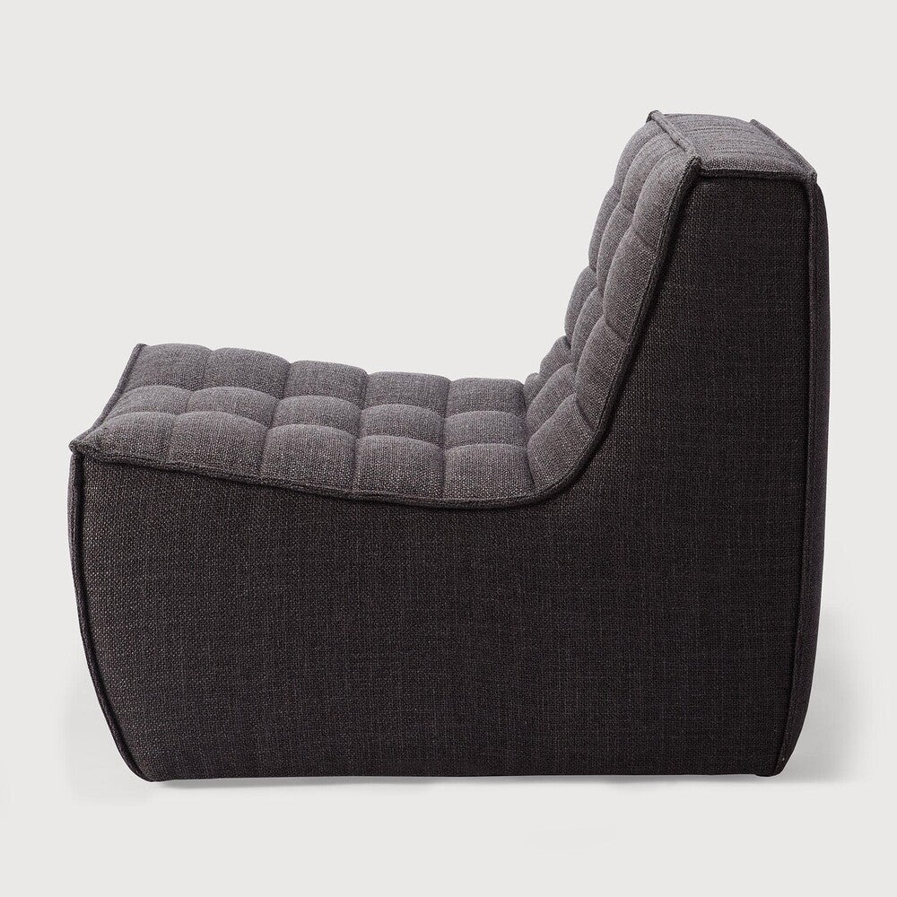 Featuring N701 Dark Grey Modular Sofa Sectional by Ethnicraft at Amethyst Home. The N701 Dark Grey Sofa is an inviting design that oozes comfort and relaxation. By combining the different pieces and sizes, you have unlimited possibilities when it comes to creating your own unique setting. Designed by Jacques Deneef, it’s available in multiple colors and materials.Size for the 1 seater sofa (WxD. Amethyst Home provides interior design services, furniture, rugs, and lighting in the Tampa metro area.